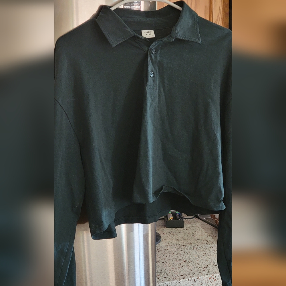 SUNDAY BEST Long Sleeve Crop Top - Picture 8 of 8